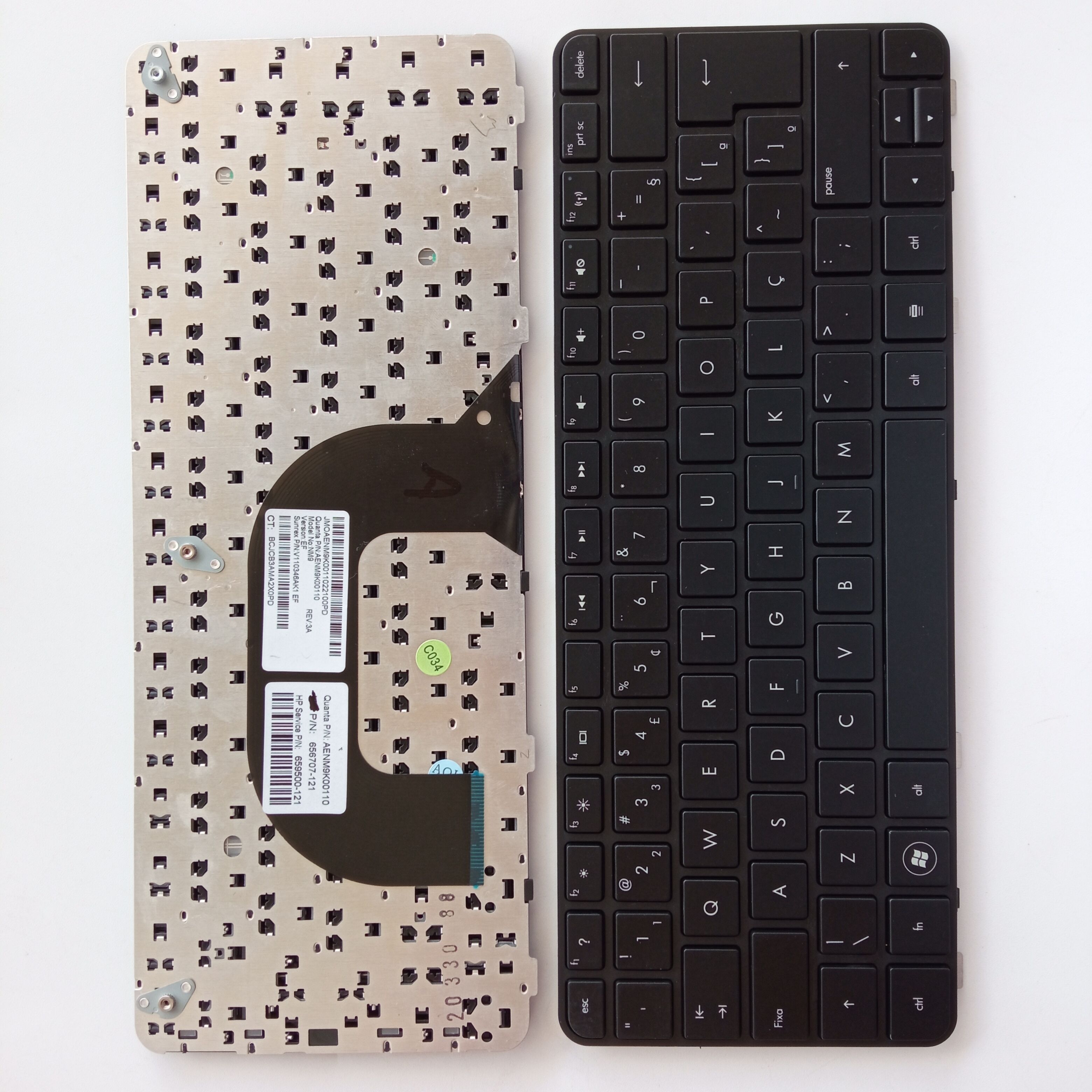 Picture of New Replacement Laptop Keyboard For HP DM1-4000/NM9/DM1-4100 BLACK FRAME BLACK BR Layout